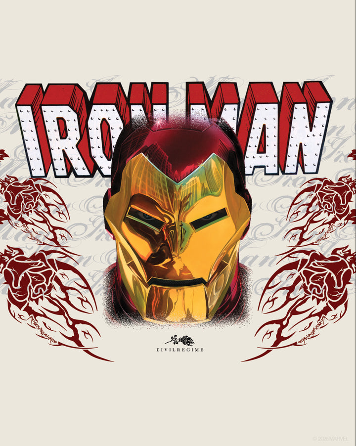 Iron Wrath "Side By Side" 199X Oversized Tee in Butter