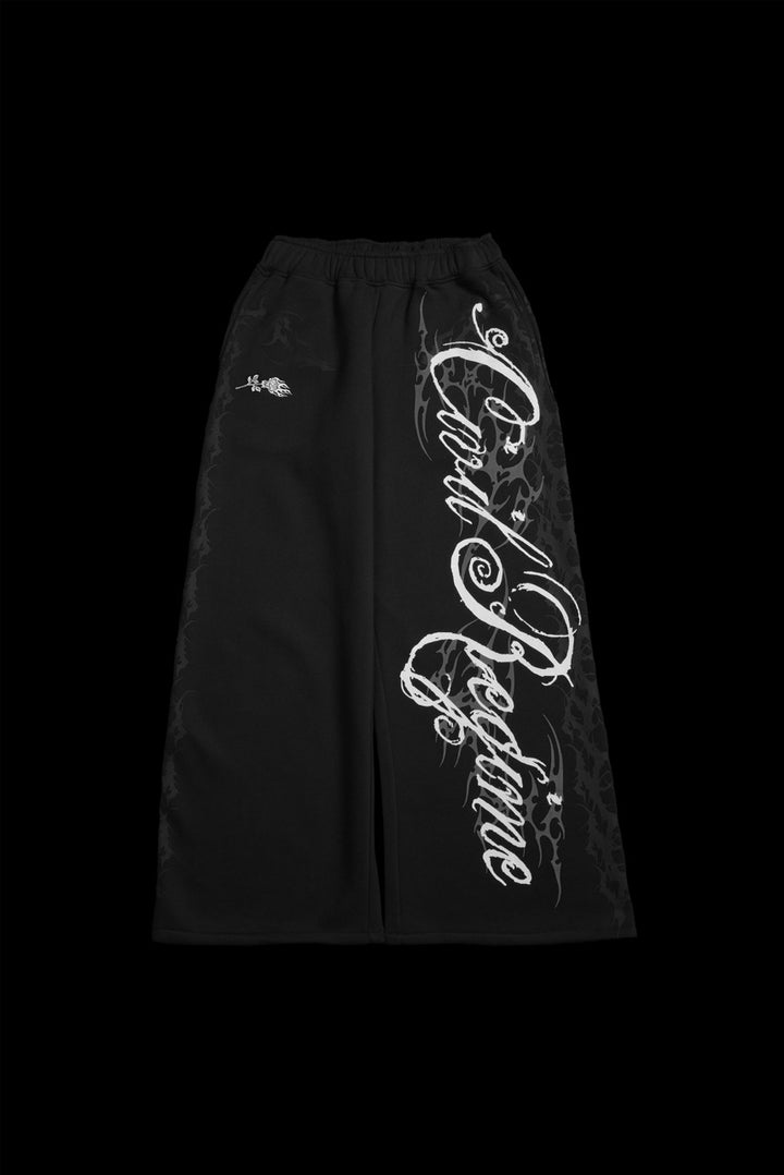 Letter To You Lowrise Wide Leg Pants in Black