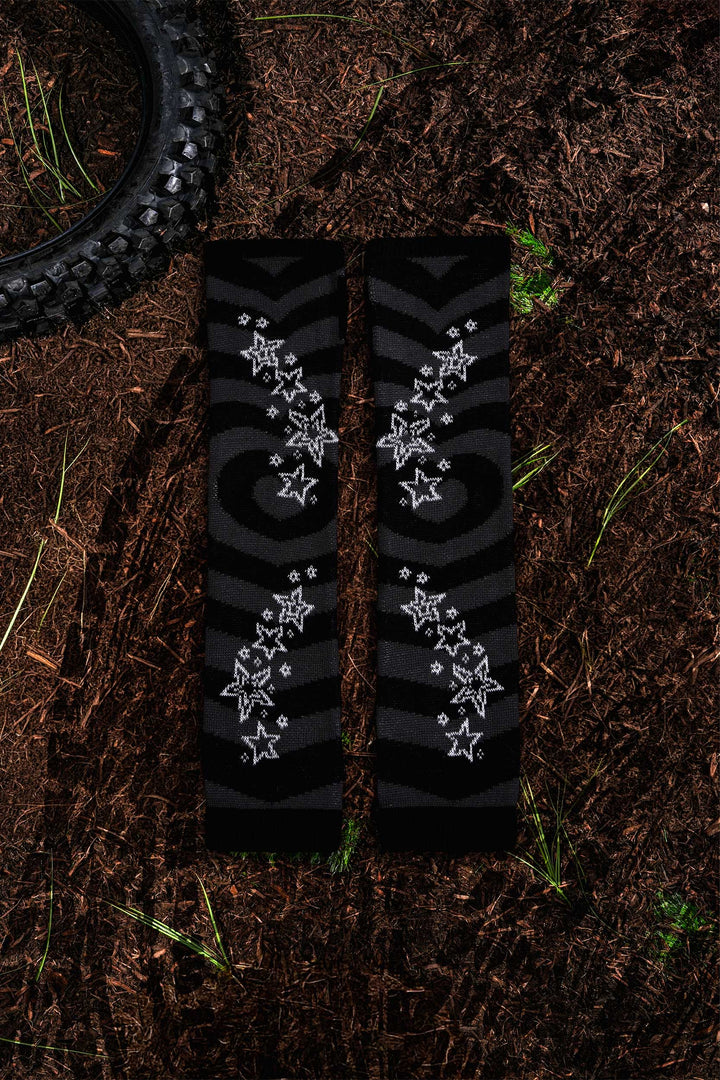 BFF's Forever Arm Warmers in Black/Gray