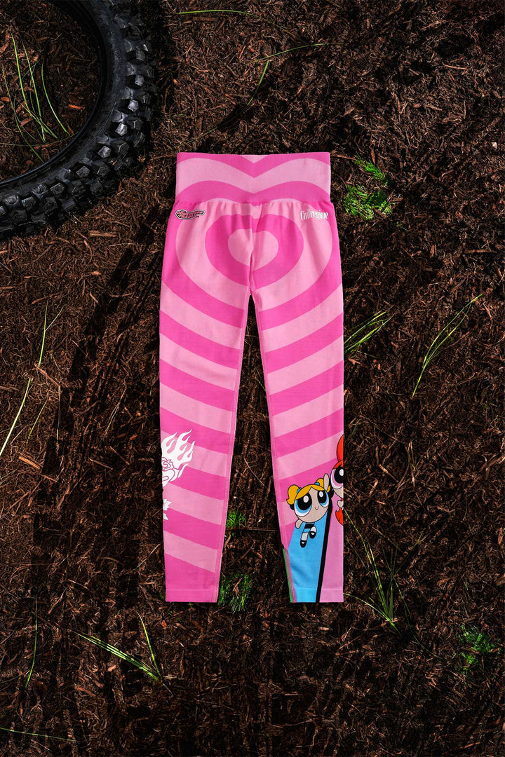 Powerpuff Girls Kelly Seamless Leggings in Powerpuff Girls Wash