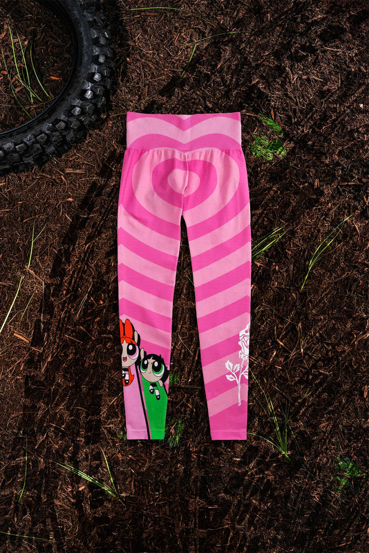 Powerpuff Girls Kelly Seamless Leggings in Powerpuff Girls Wash