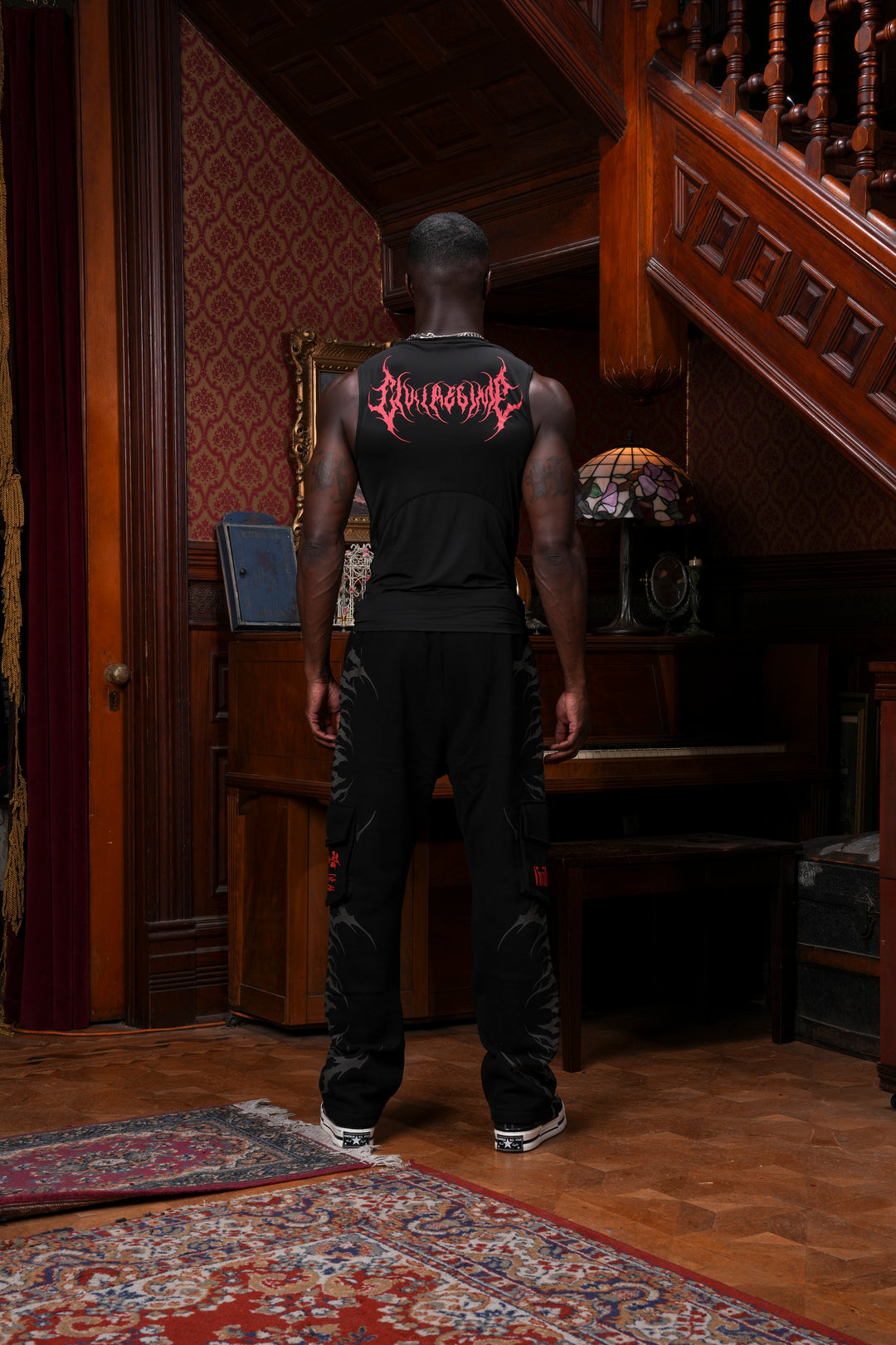 Jason Sleeveless Compression Shirt in Black