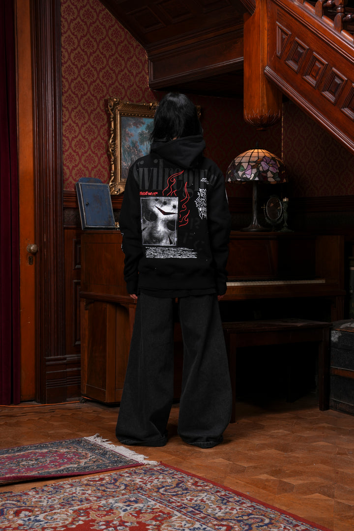 Jason Forever Chaos Hoodie in Black