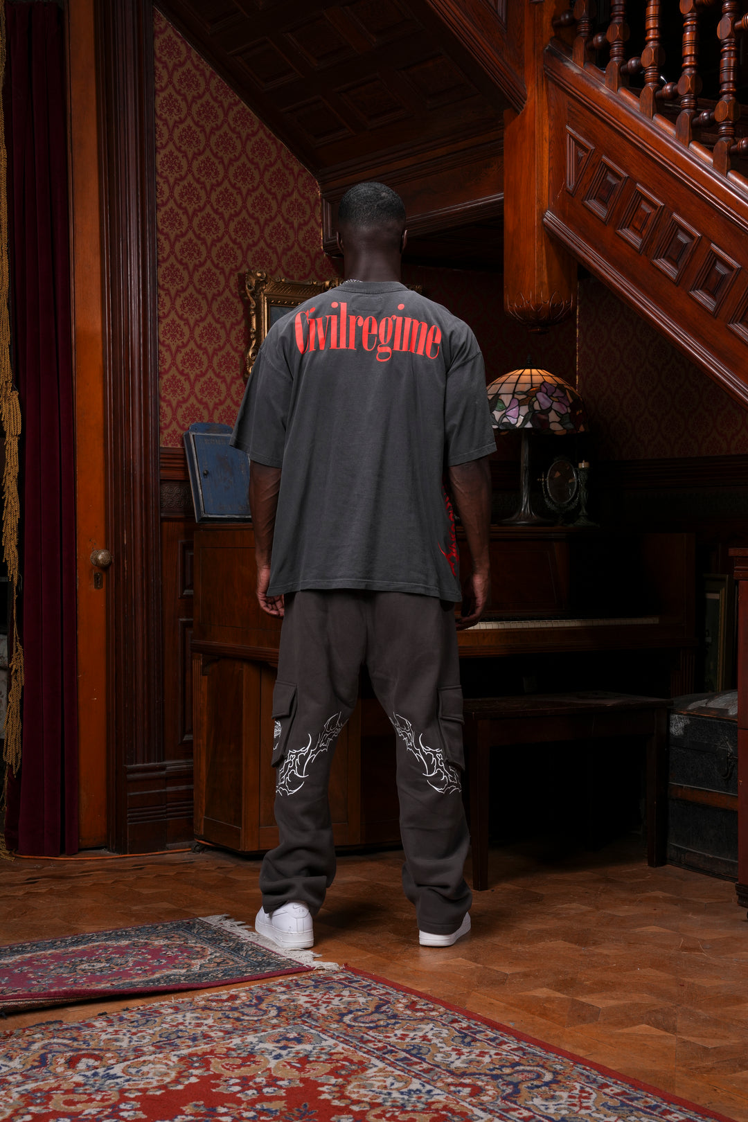 Exorcist "Side By Side" 199X Oversized Tee in Vintage Ashes