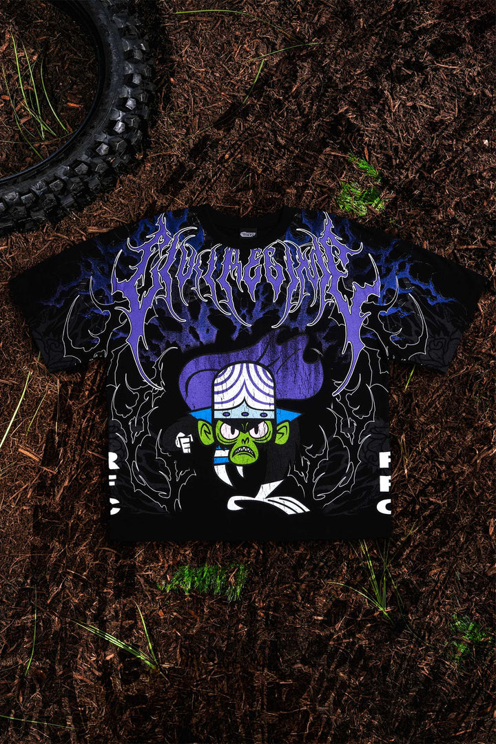 Mojo's Thorn Rush "Side By Side" 199X Oversized Tee in Black