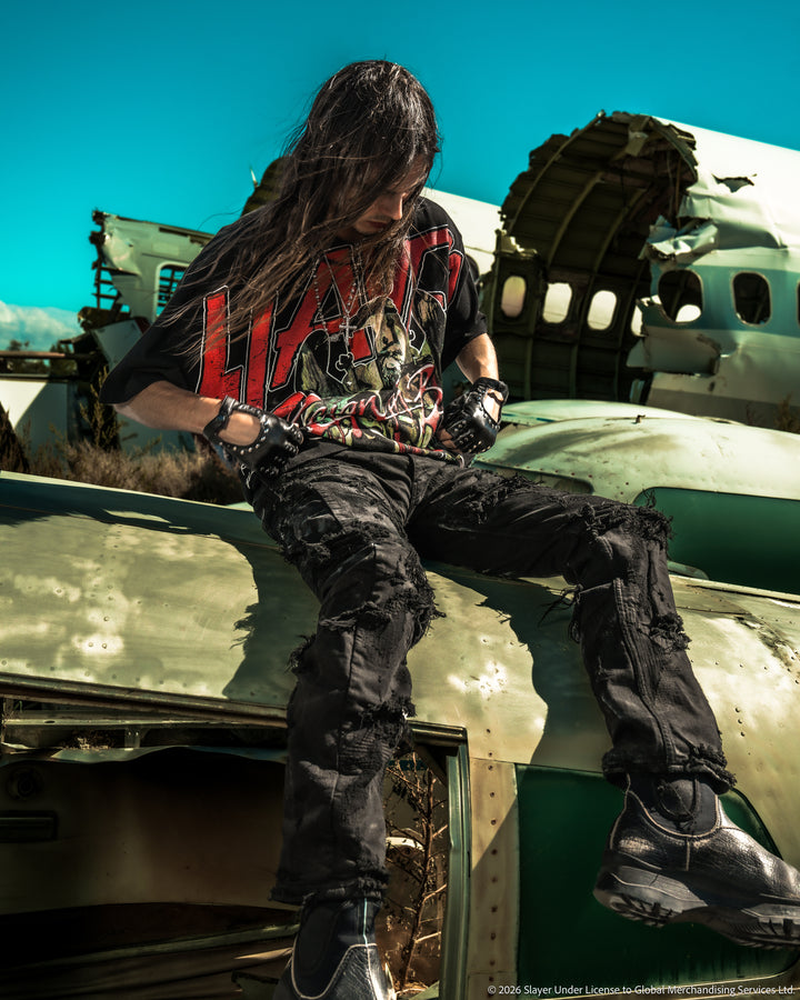Civil x Slayer Blood Reign American Classic Oversized Tee in Black