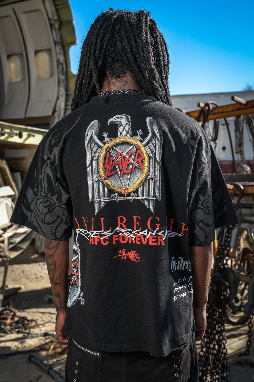 Divine Intervention SBS 199X Oversized Tee in Black