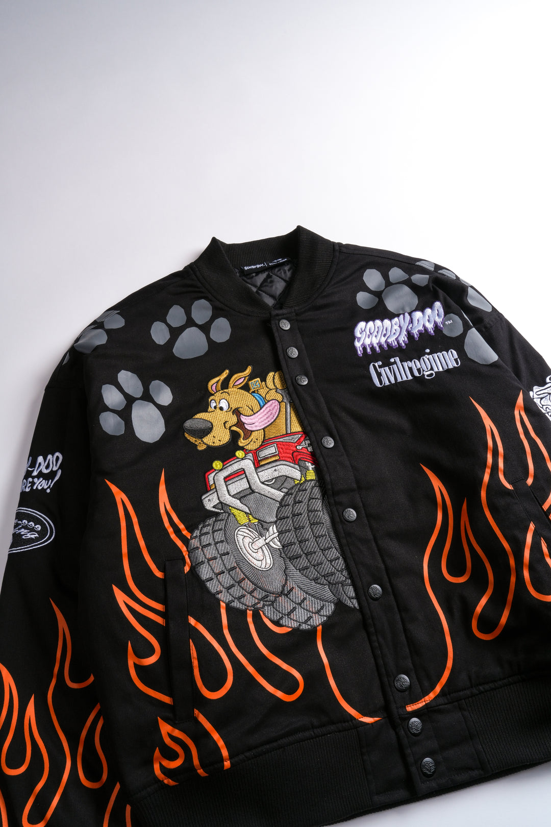 Scooby Doo Racing Jacket in Black
