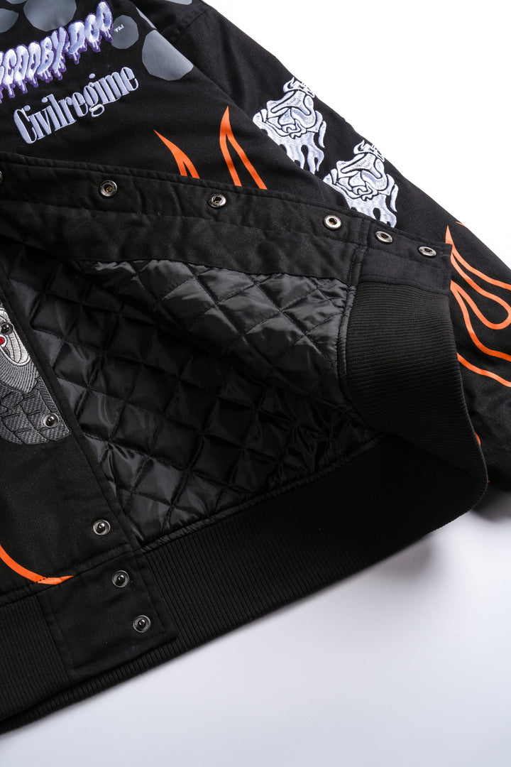 Scooby Doo Racing Jacket in Black