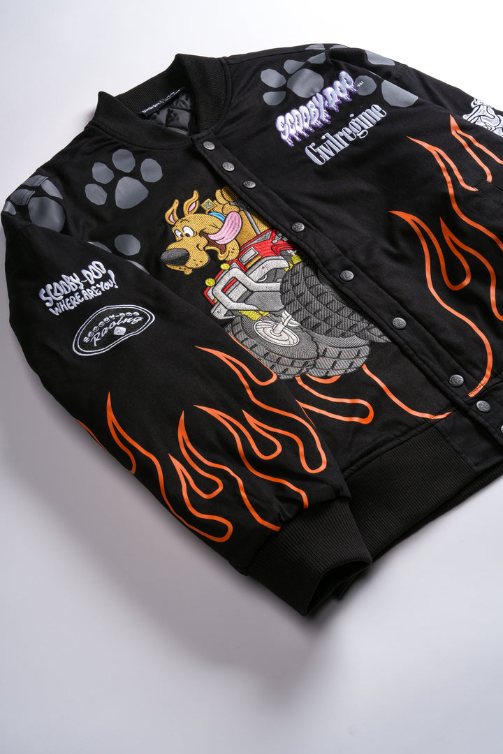 Scooby Doo Racing Jacket in Black