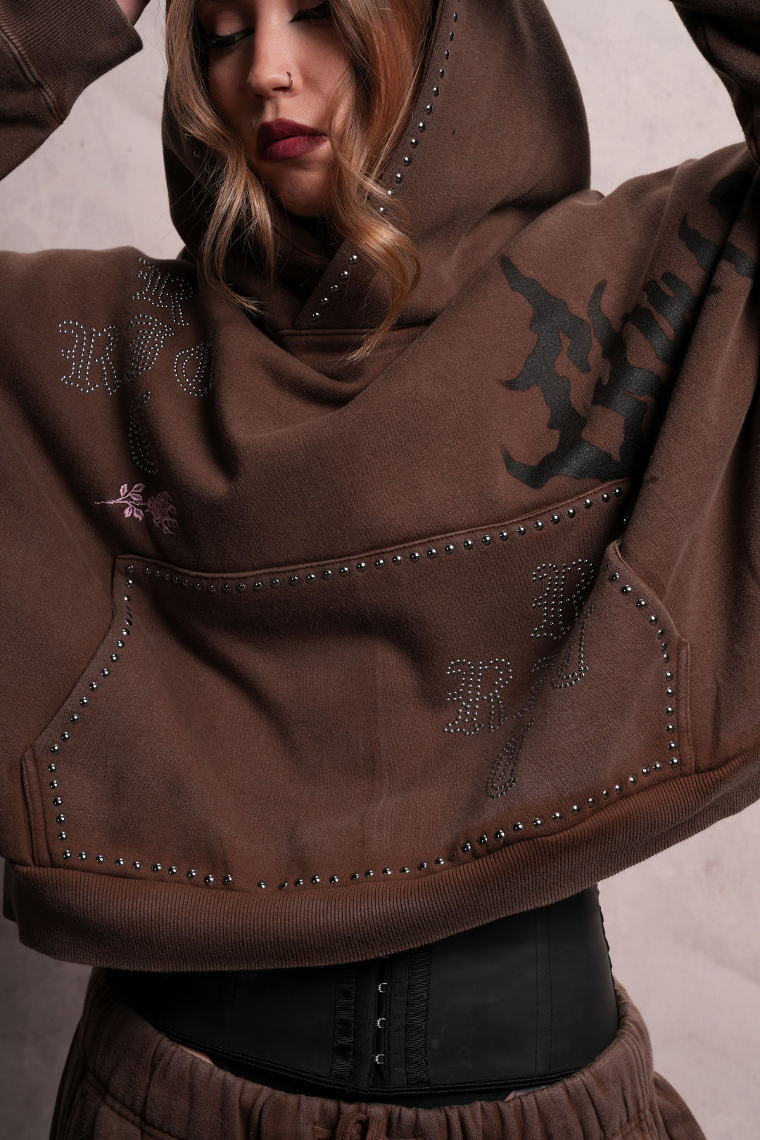 Eternal Chaos Odin Hoodie in Sun Faded Brown