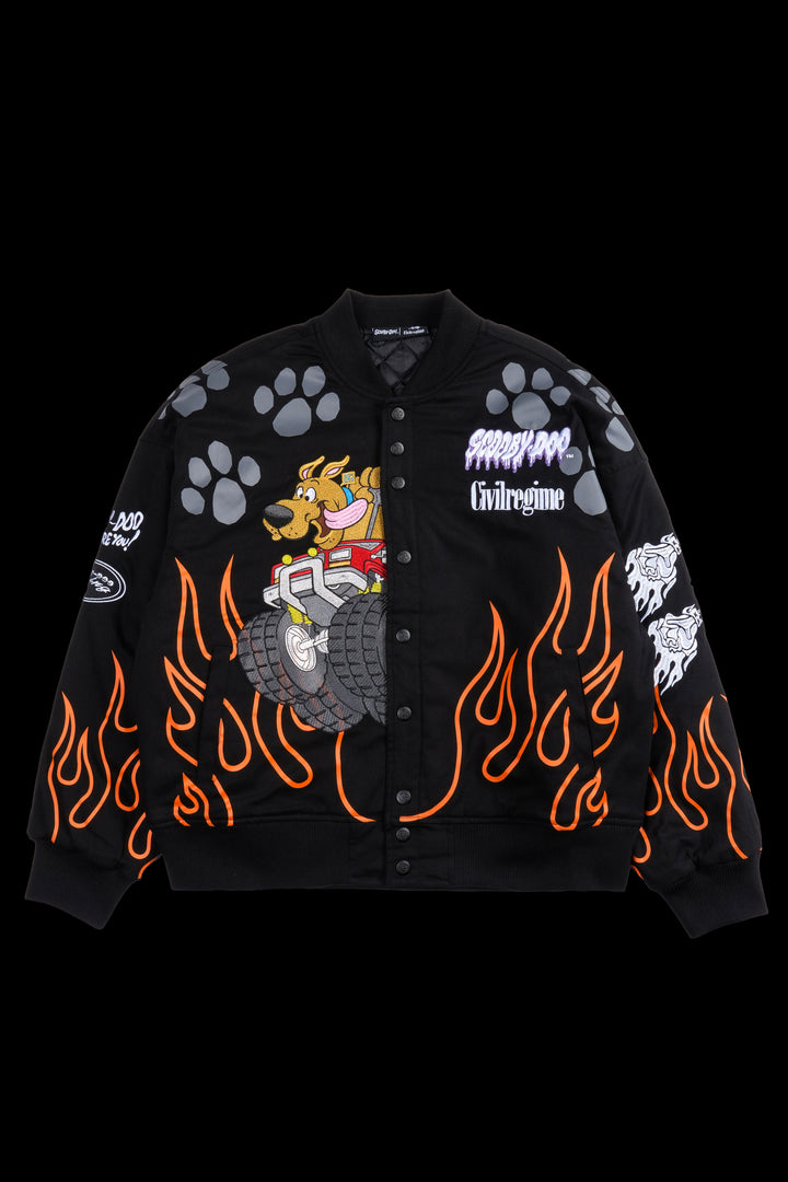 Scooby Doo Racing Jacket in Black