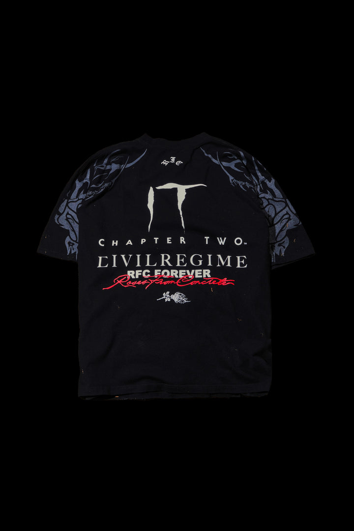 Eater Of Worlds American Classic Oversized Tee in Black