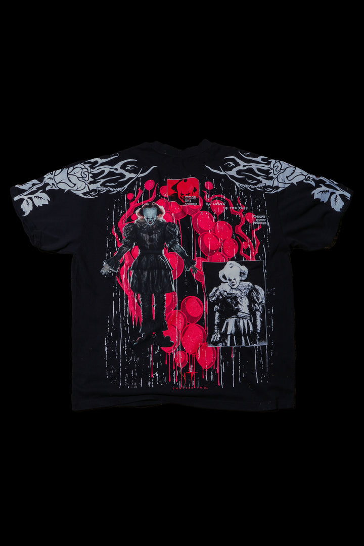 Yellow Eyes American Classic Oversized Tee in Black
