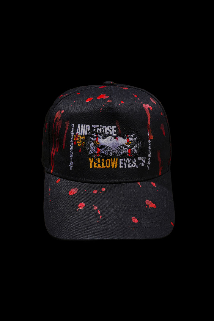 Those Eyes 5 Panel Snapback Hat in Black