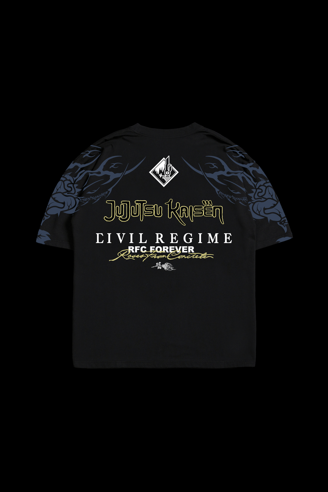 Sorcerer Killer American Classic Oversized Tee in Black