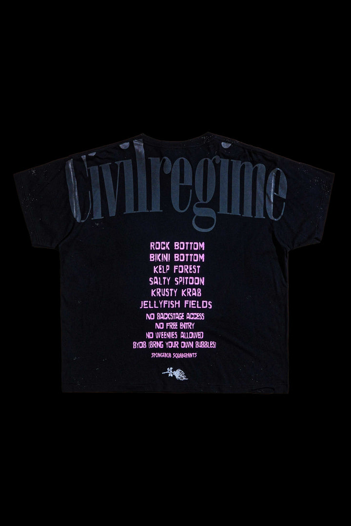 Live From Bikini Bottom Everyday Basic Tee in Black