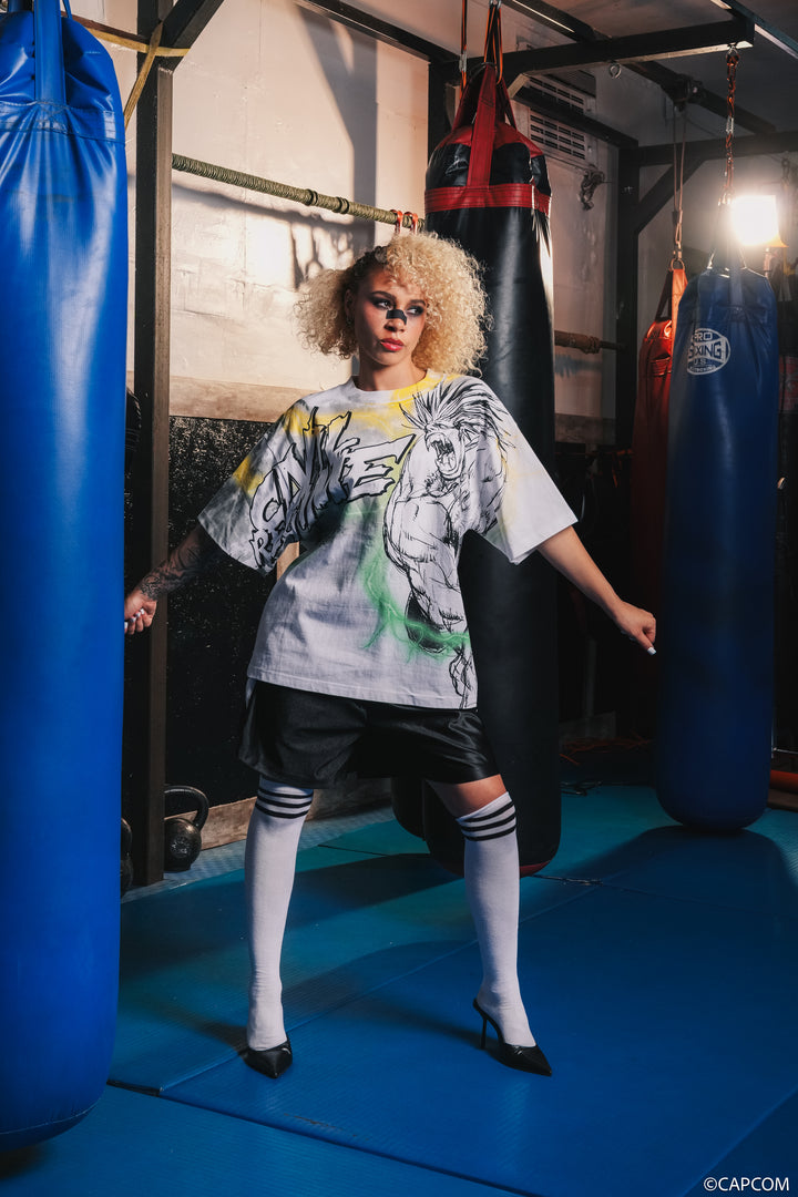 Warrior Of The Amazon SBS 199X Oversized Tee in White