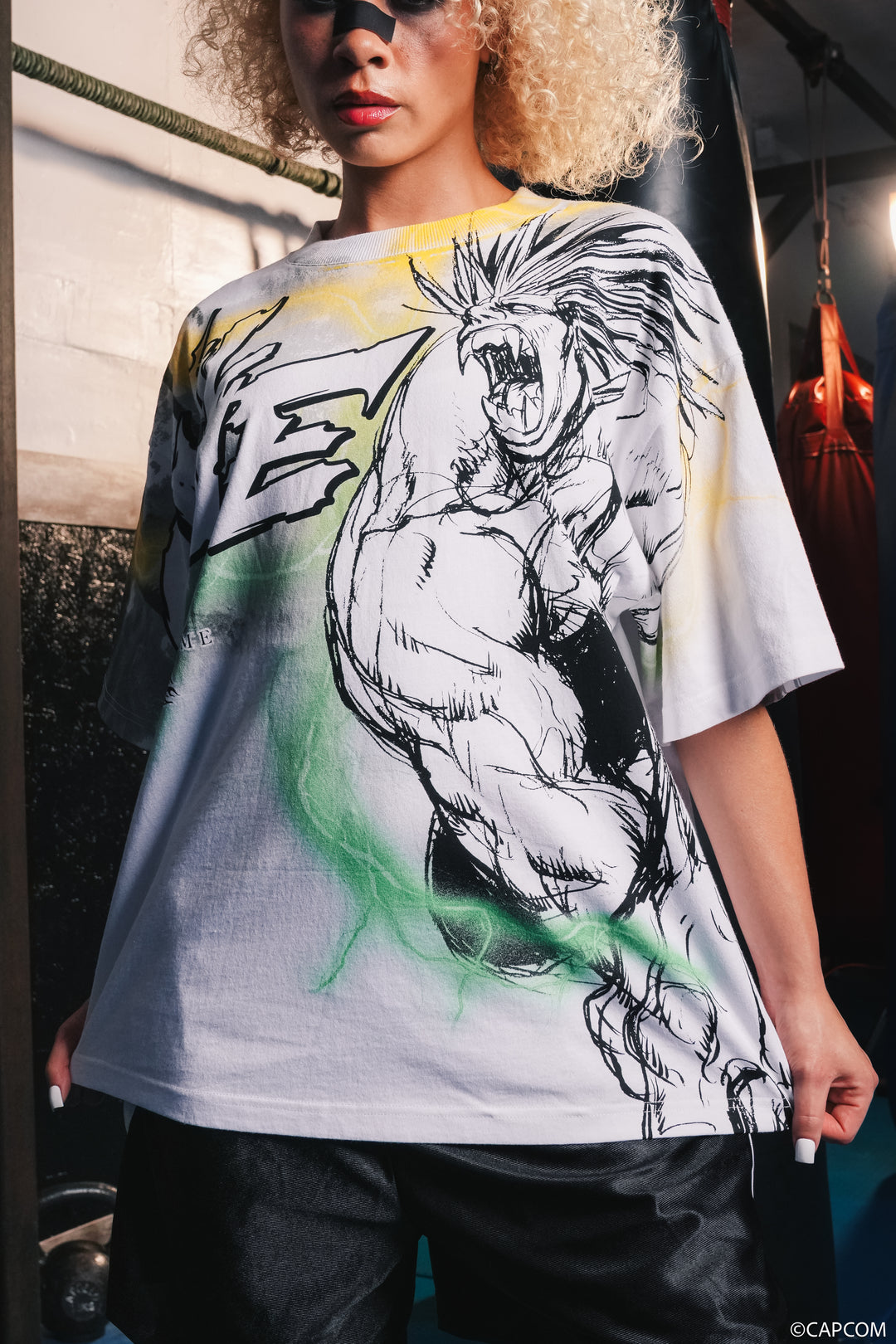 Warrior Of The Amazon SBS 199X Oversized Tee in White