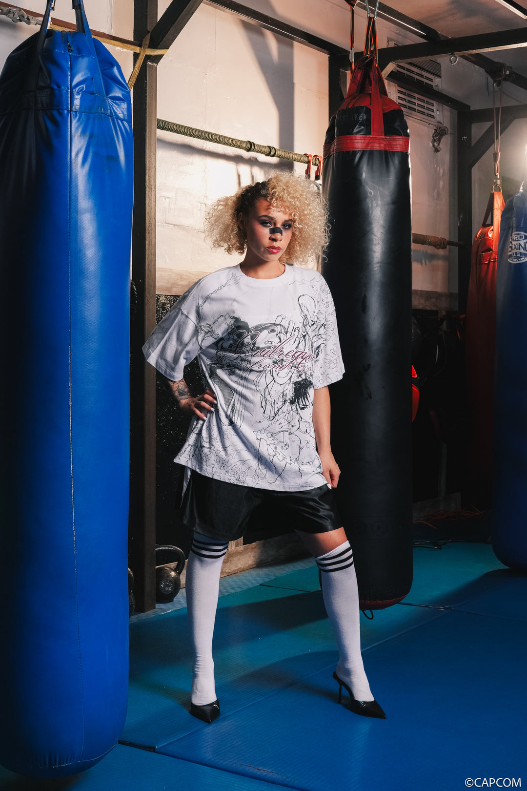 Group Photo American Classic Oversized Tee in White
