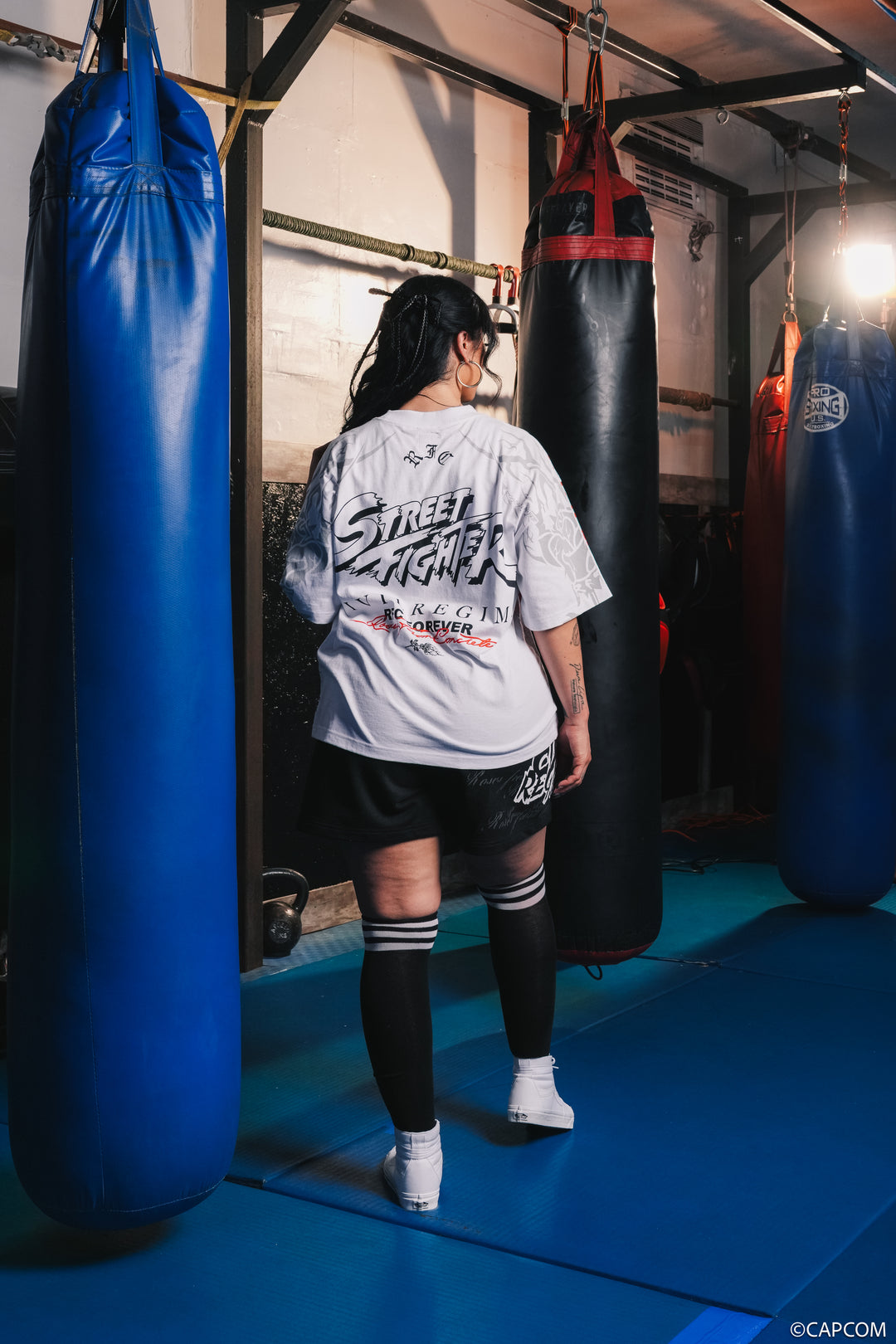The Destined Warrior SBS 199X Oversized Tee in White