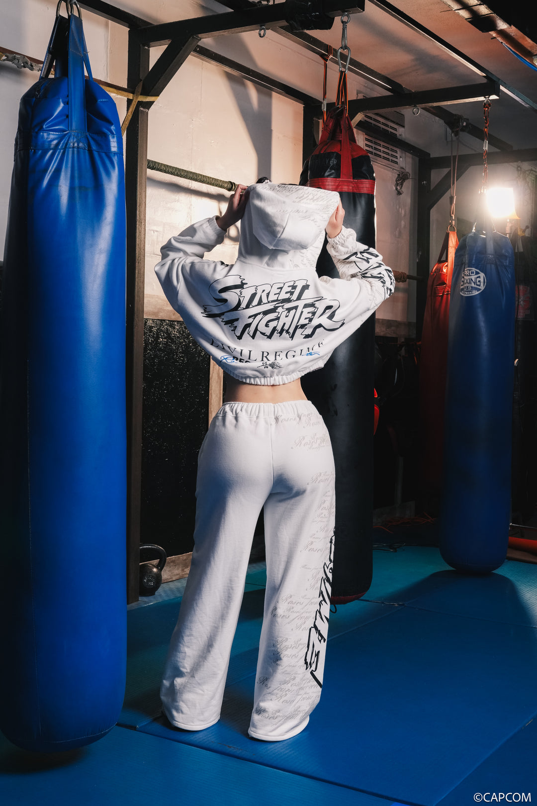Strongest Rose Ultra Lowrise Wide Leg Fleece Pants in Butter