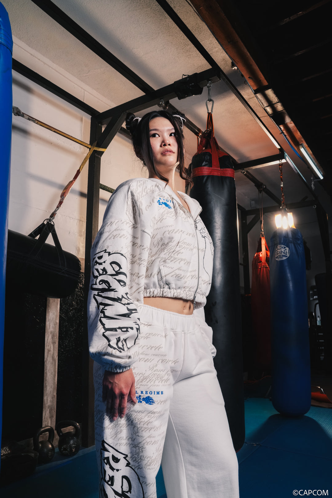 Strongest Rose Ultra Lowrise Wide Leg Fleece Pants in Butter