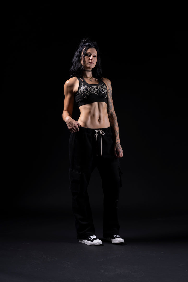 Civil Metal Core Energy Bra in Black