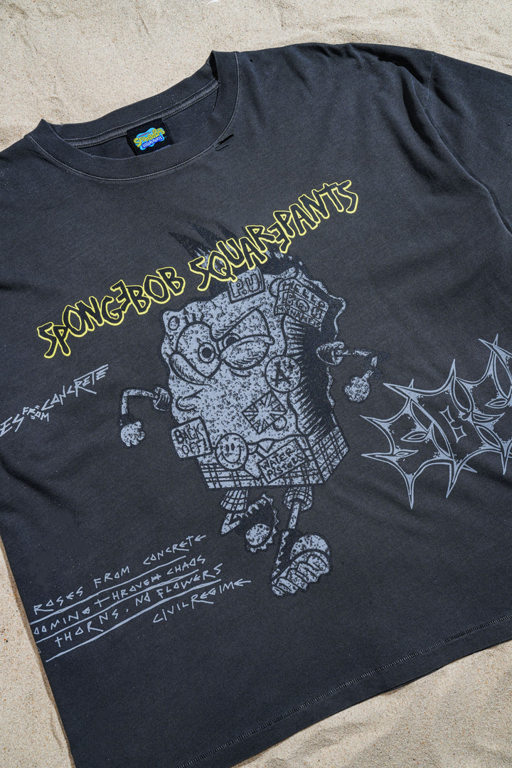 Square Jerks Everyday Basic Tee in Vintage Ashes