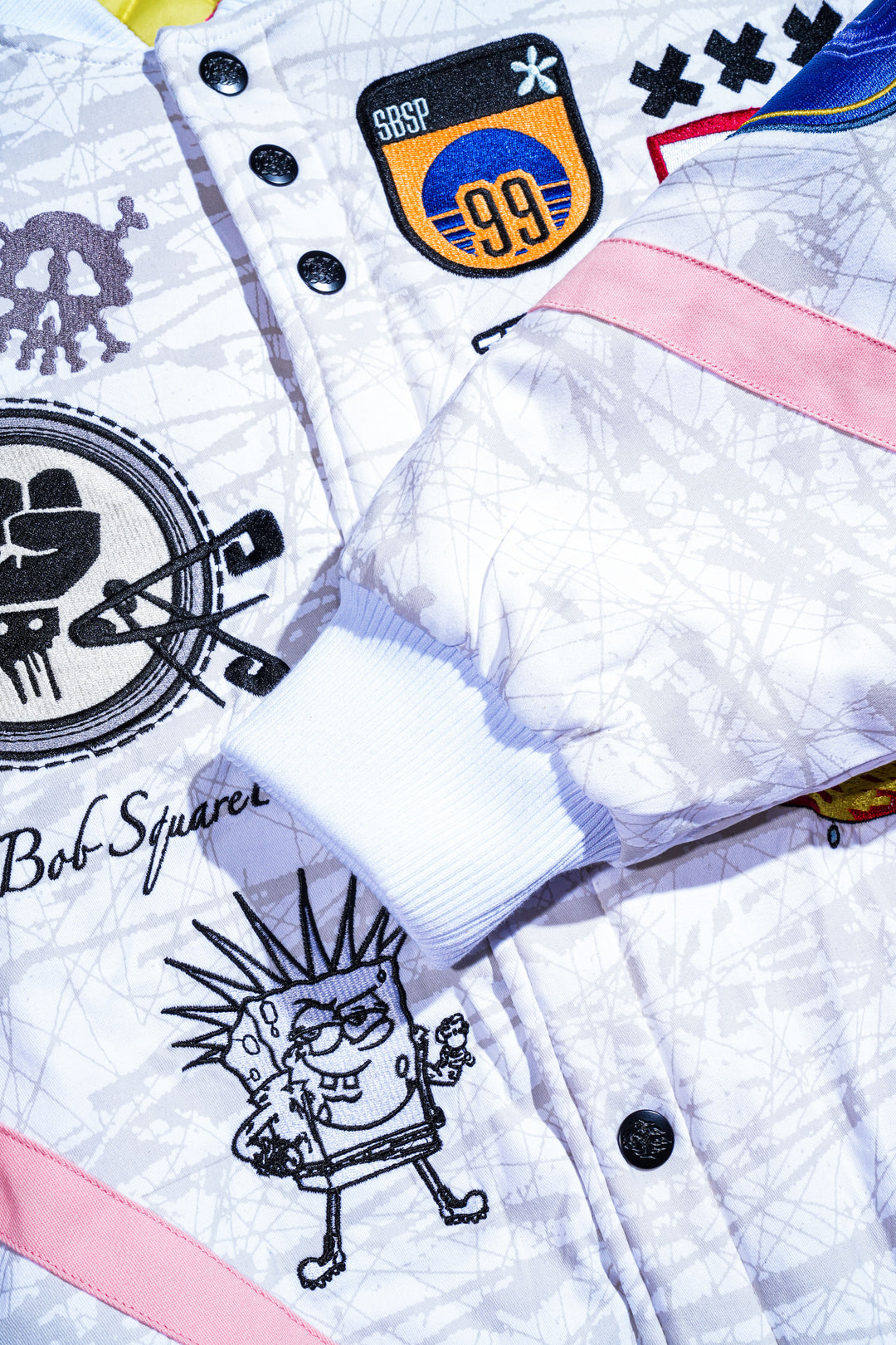 Team Bikini Bottom Racing Jacket in White