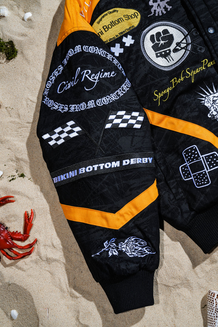 Team Bikini Bottom Racing Jacket in Black