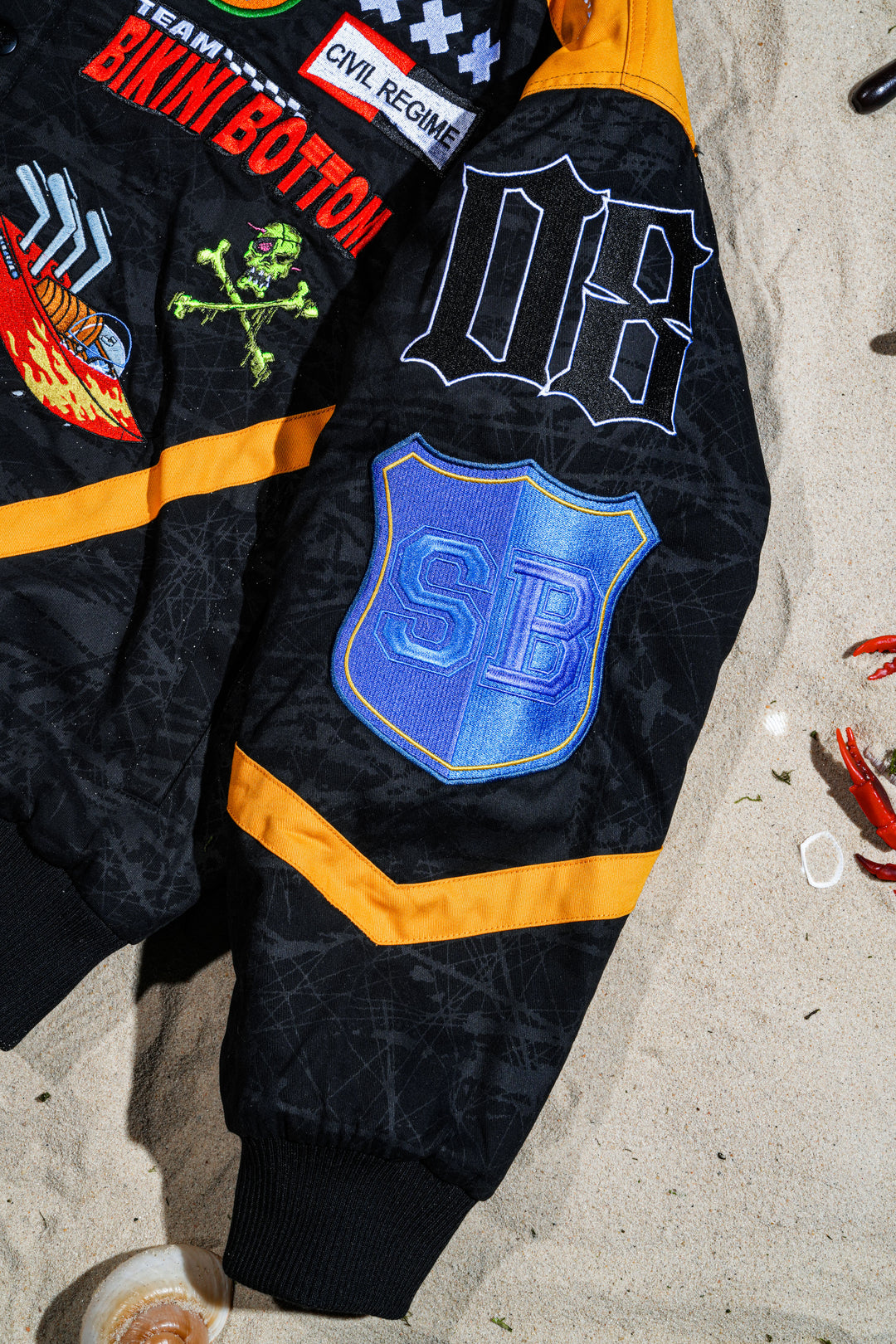 Team Bikini Bottom Racing Jacket in Black