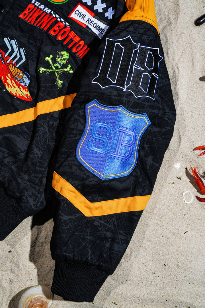Team Bikini Bottom Racing Jacket in Black