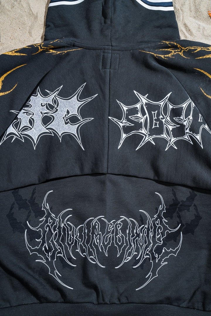 Sponge Of Doom Destroy Hoodie in Vintage Ashes