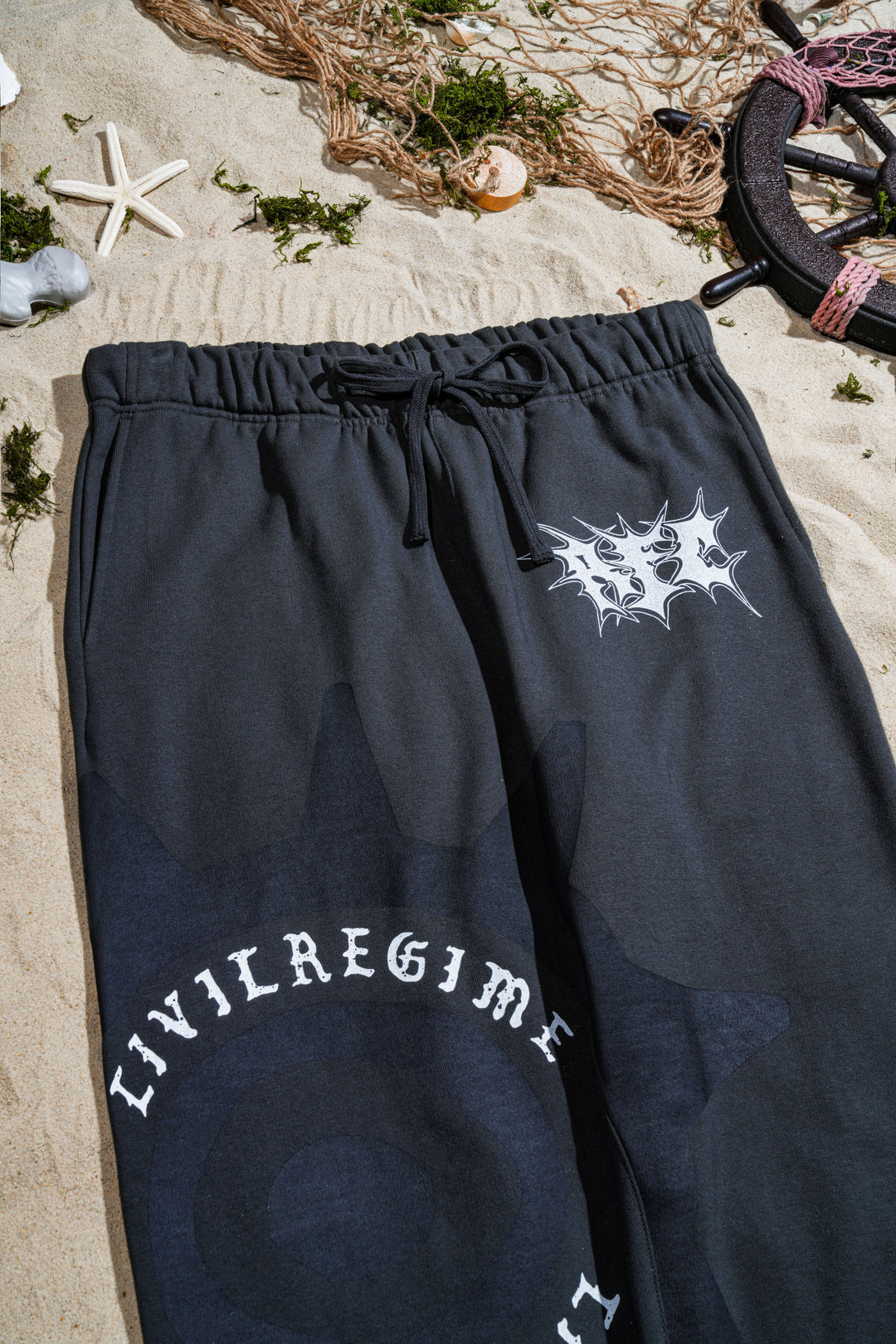 Suds And Distortion Eternal Wide Leg Pants in Vintage Ashes