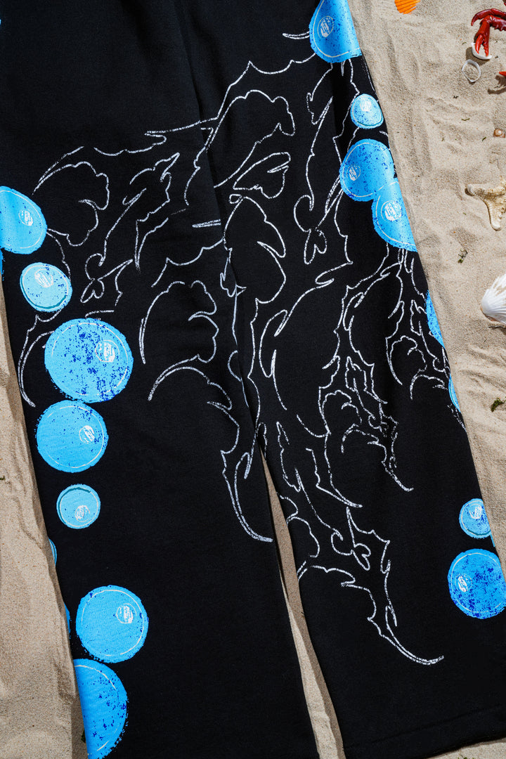 Bikini Bottom Eternal Wide Leg Pants in Black