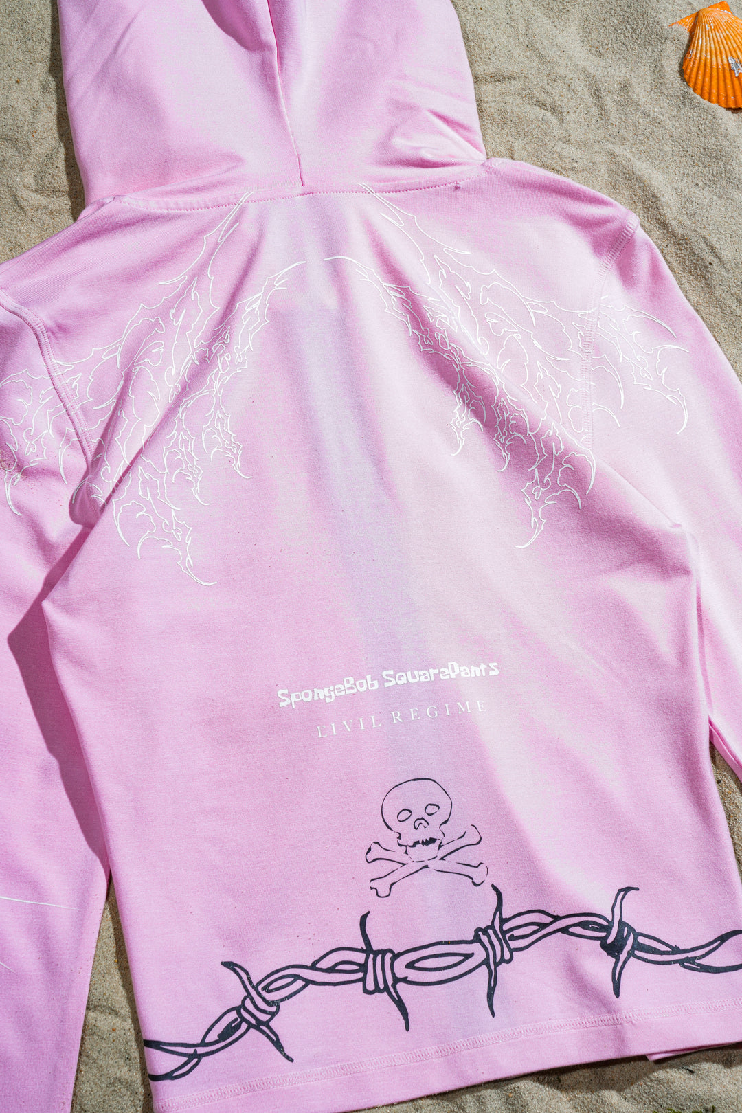 Anchor Love Pookie Zip Up Hoodie in Lux Pink