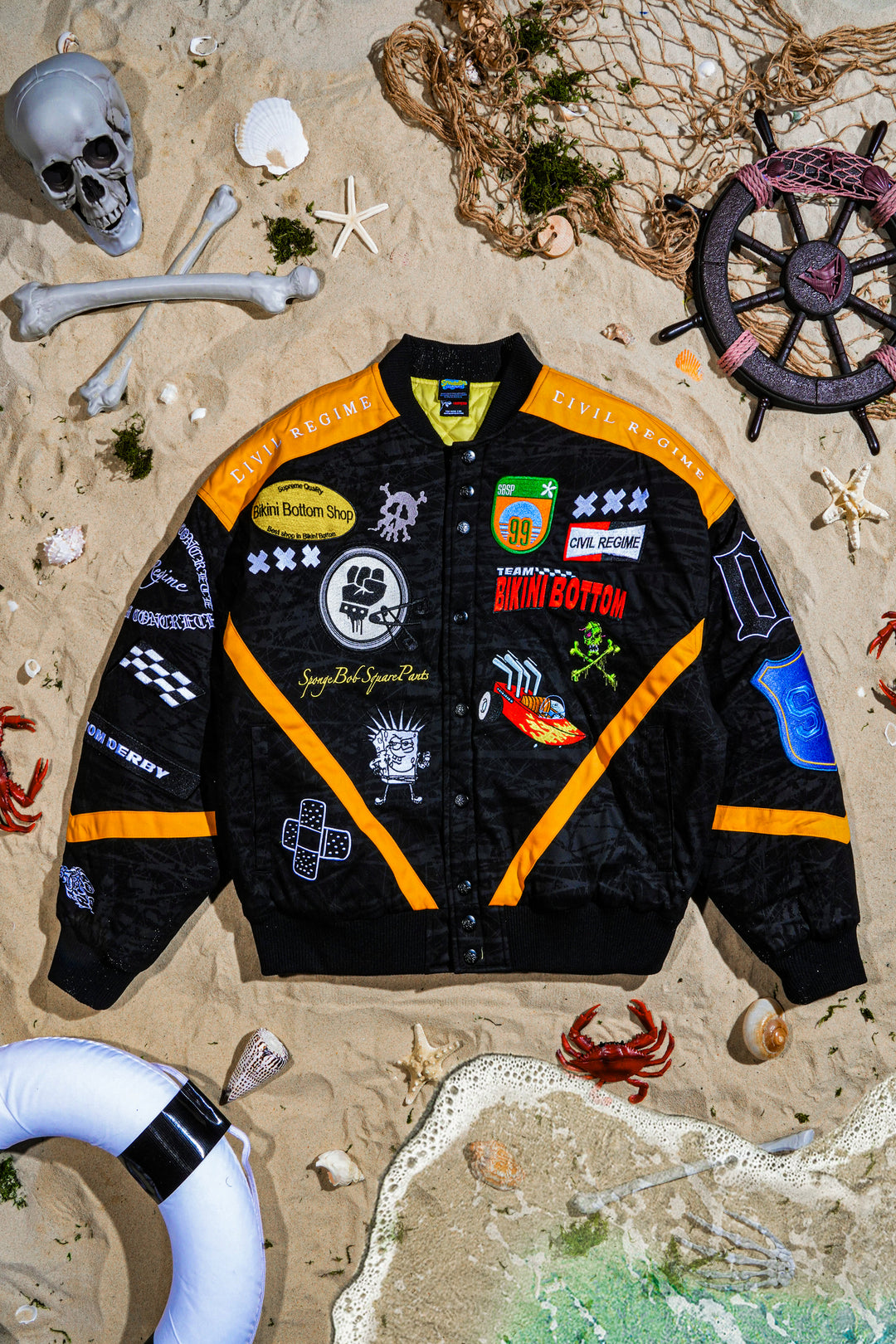 Team Bikini Bottom Racing Jacket in Black