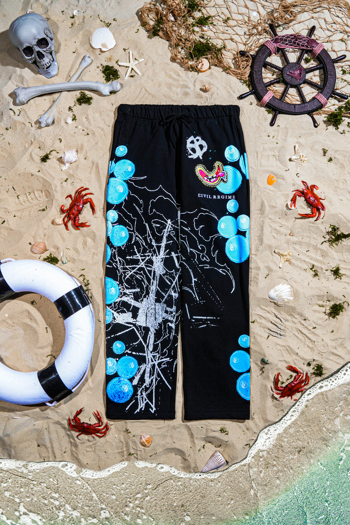 Bikini Bottom Eternal Wide Leg Pants in Black