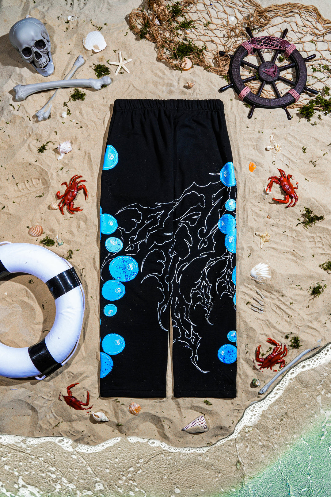 Bikini Bottom Eternal Wide Leg Pants in Black