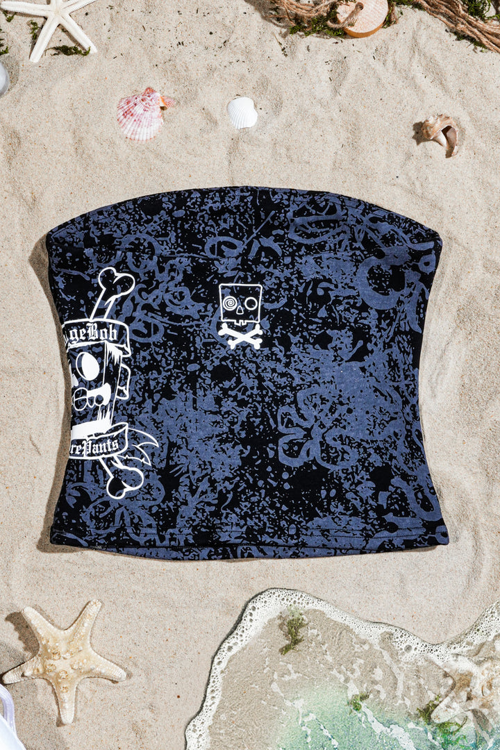 Makeout Fields Pookie Tube Top in Black