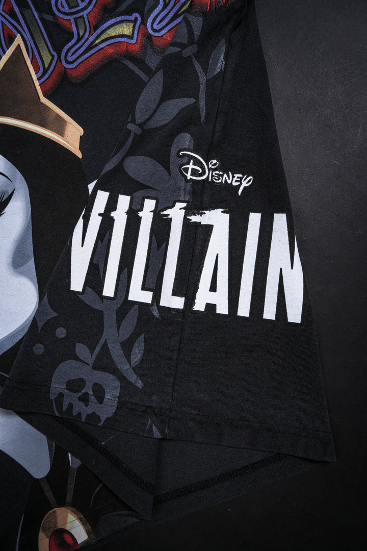 Wicked Queen Boxy Tee in Vintage Black