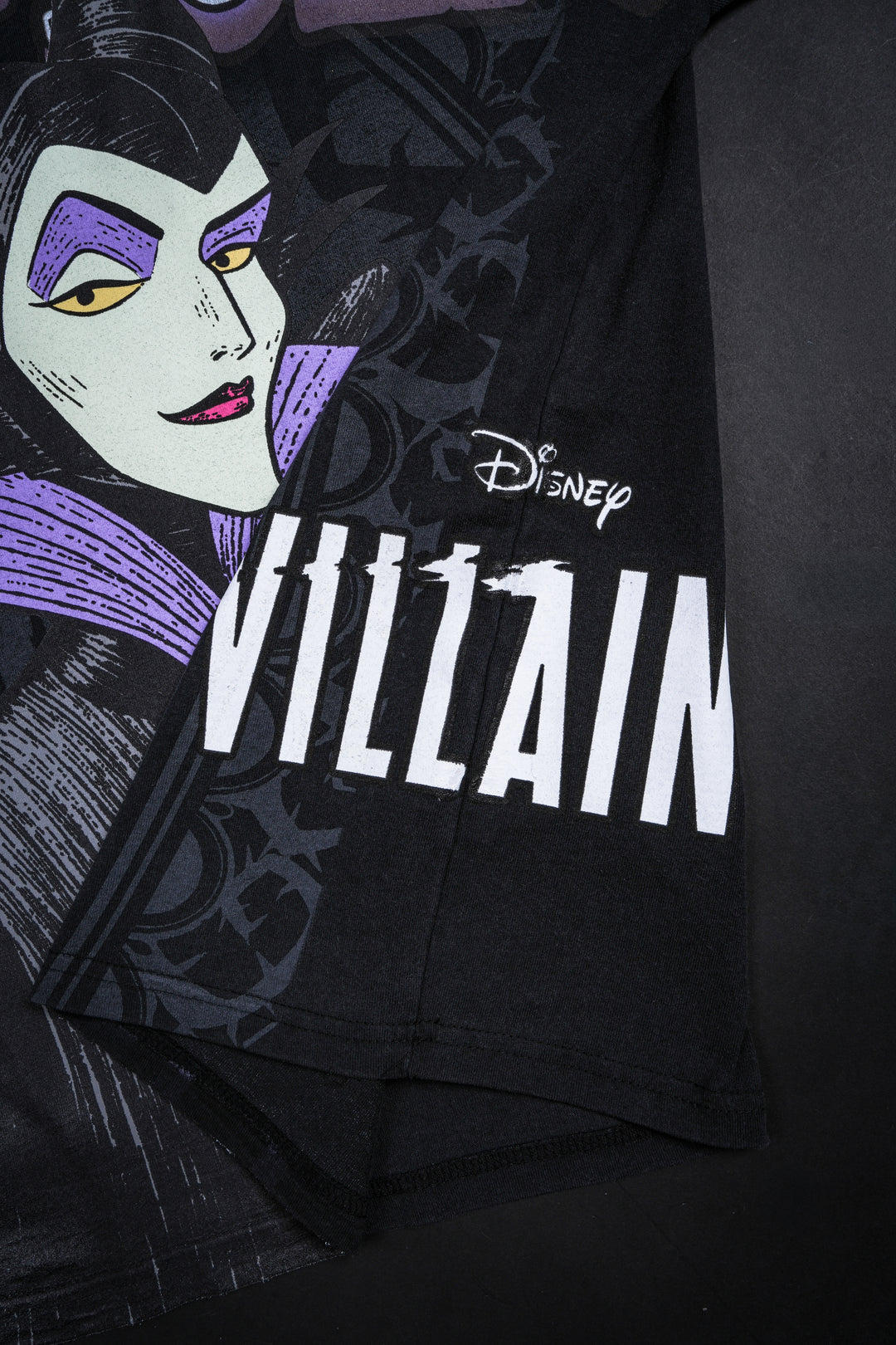 Mistress Of Evil Boxy Tee in Vintage Black