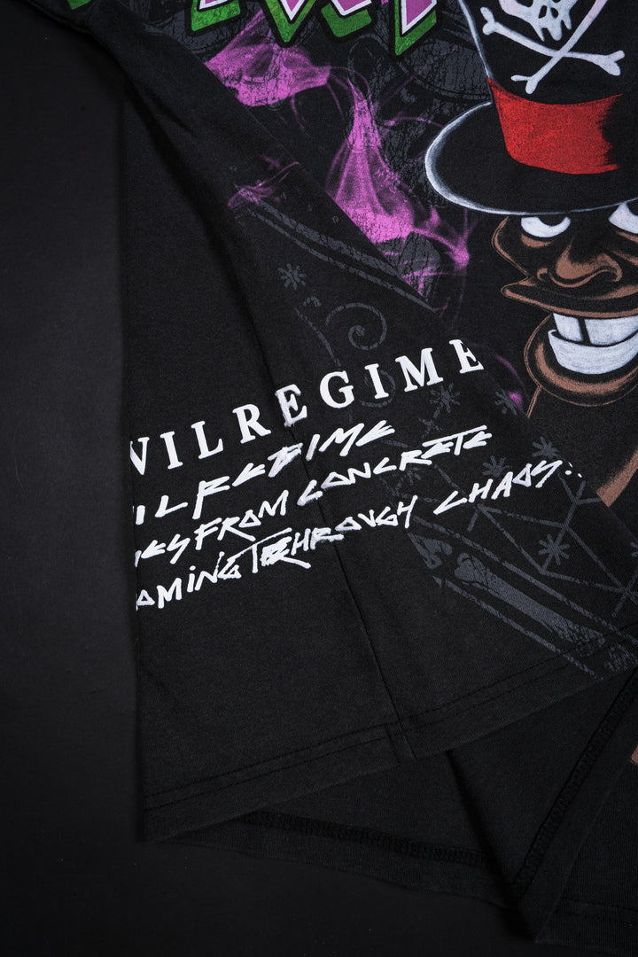 Shadow Man Boxy Tee in Vintage Black