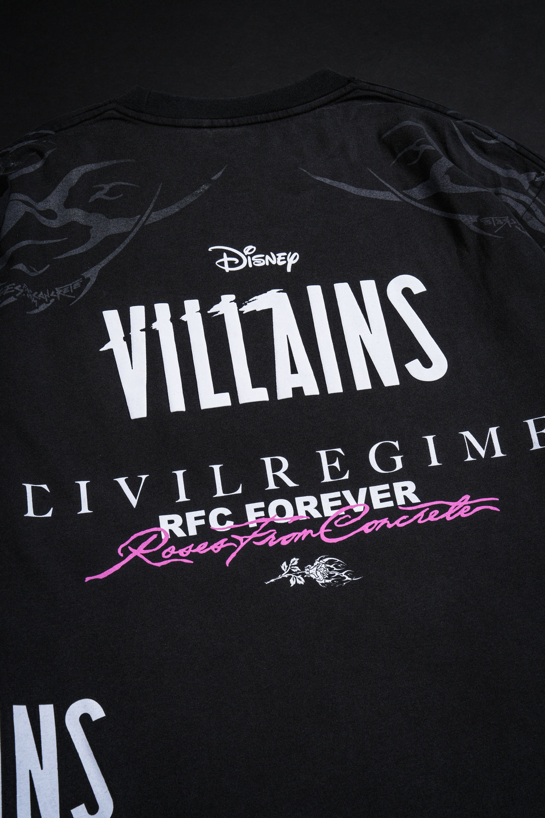 Shadow Man Boxy Tee in Vintage Black