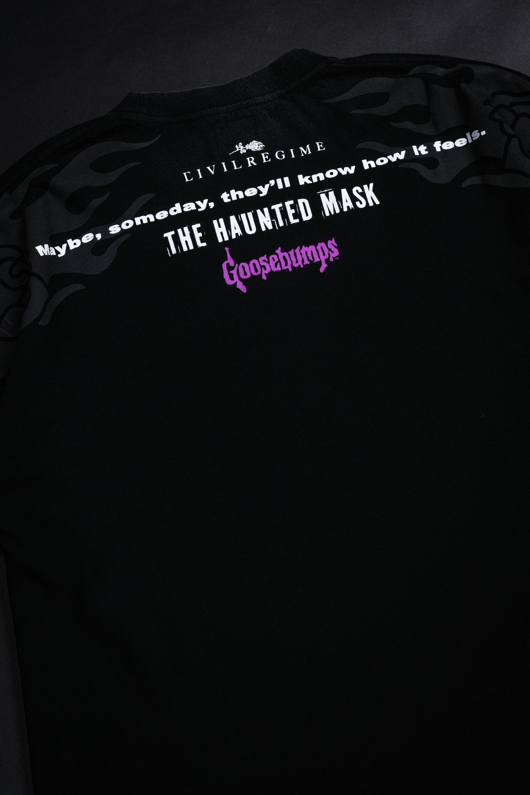 Haunted Mask American Classic Oversized Tee in Vintage Black