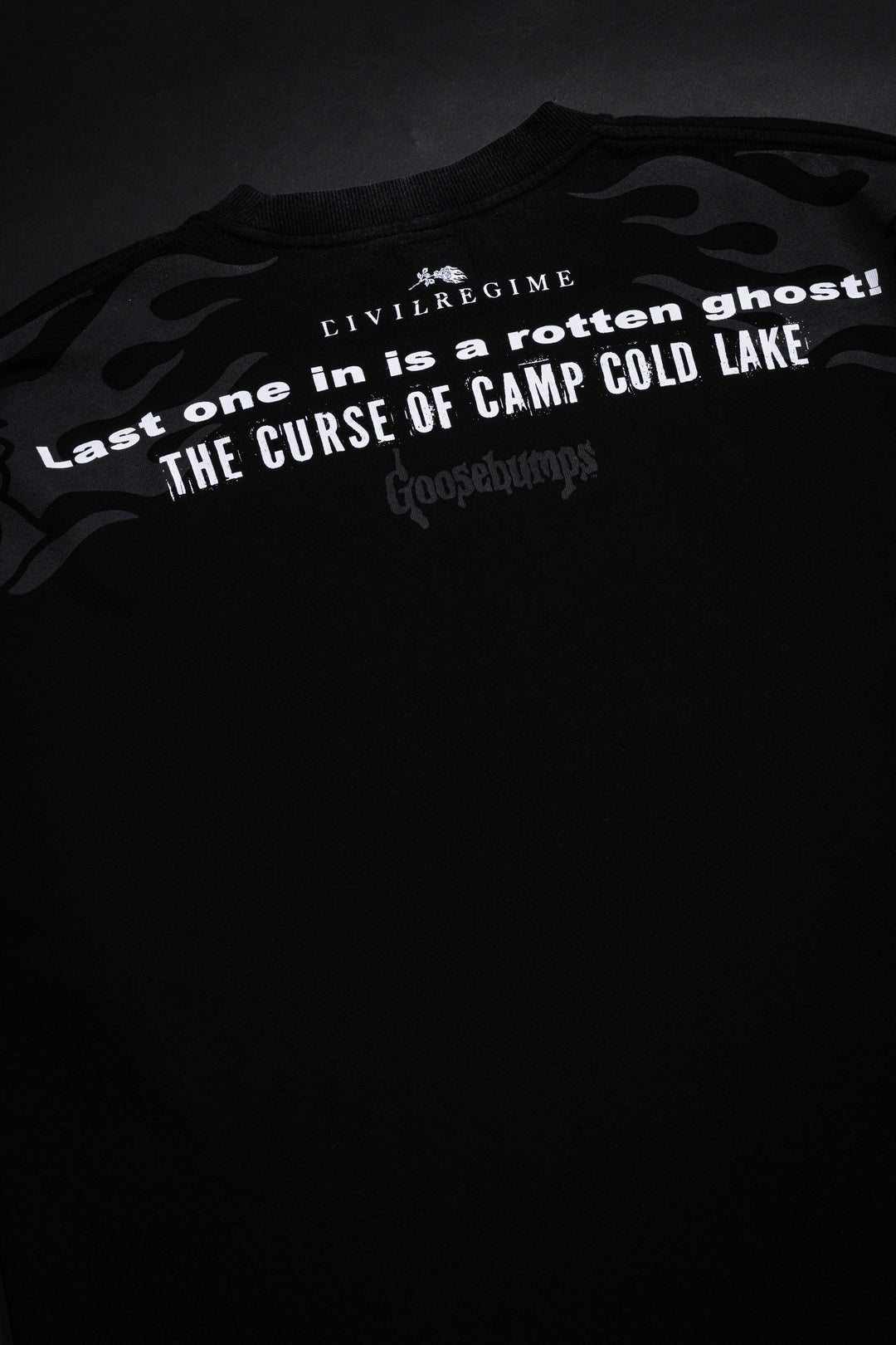 Camp Cold Lake American Classic Oversized Tee in Vintage Black