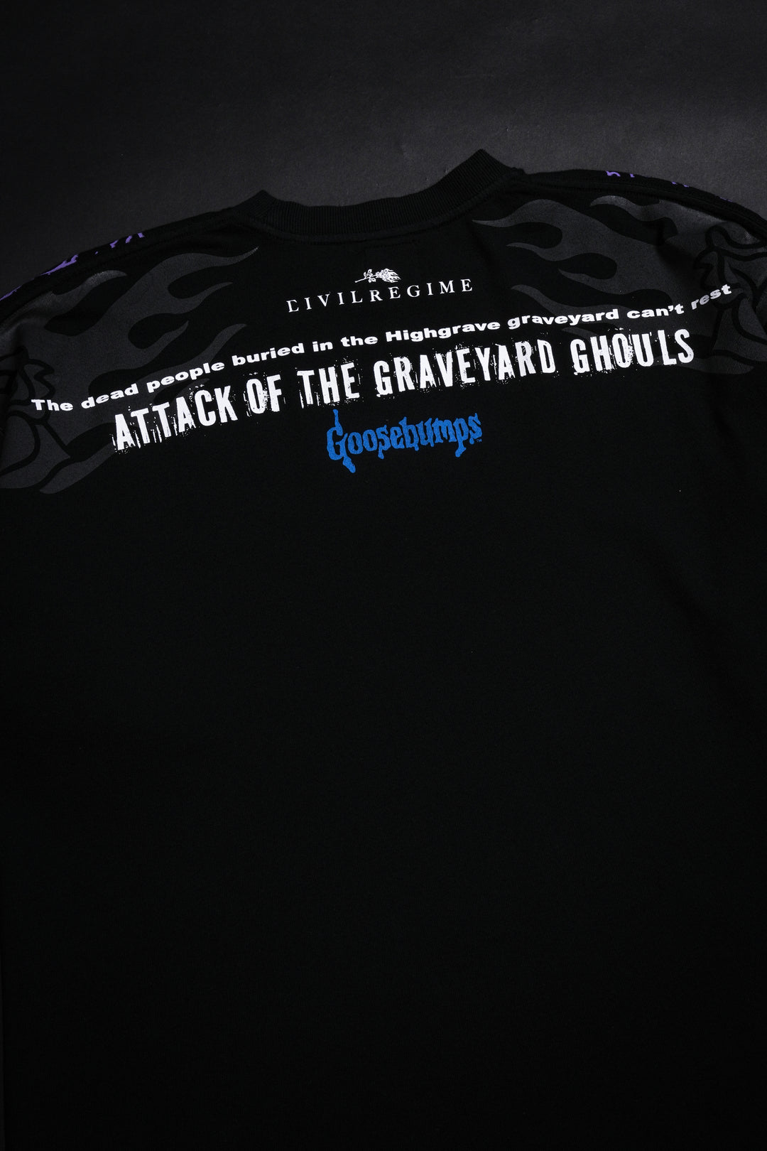 Graveyard Ghouls American Classic Oversized Tee in Black