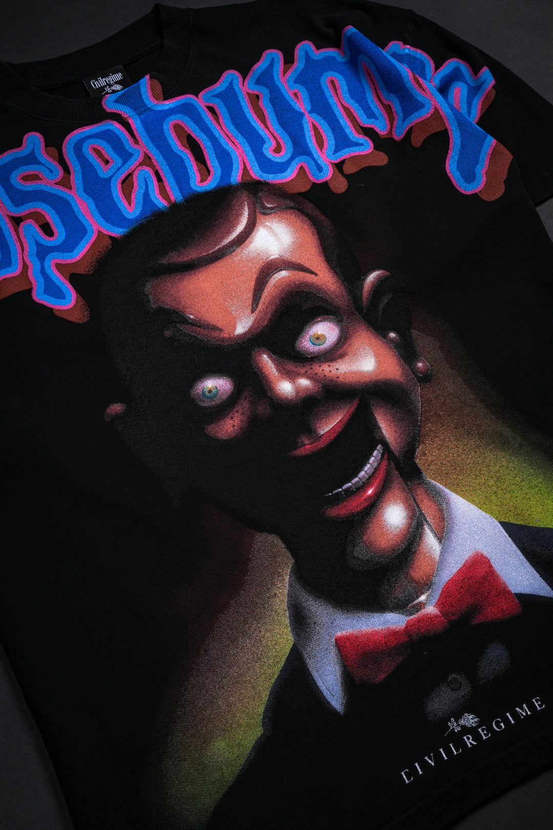 Living Dummy American Classic Oversized Tee in Black