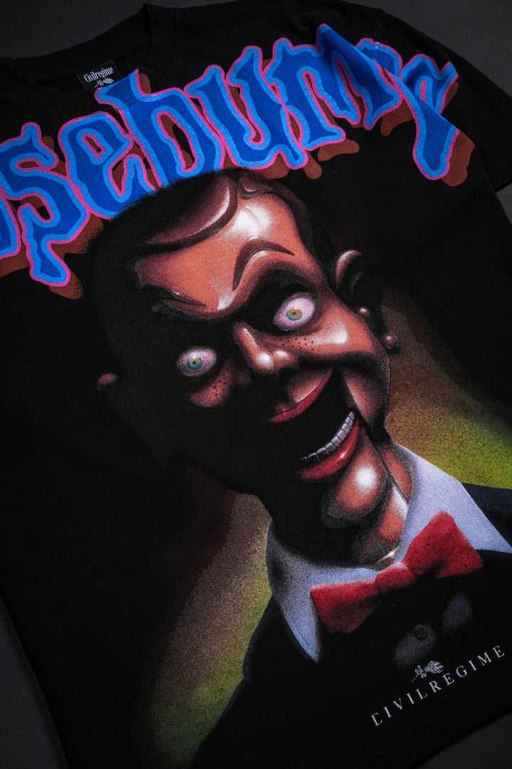 Living Dummy American Classic Oversized Tee in Black